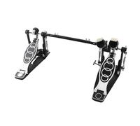 Eminchu Double Drum Pedal Firm Grip Durable Powerful Kick for Drummers Professional Setup, Zinc Aluminum, 1 Pair (Pedal)