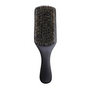 Eminchu Double Sided Beard Brush Ergonomic Wooden Handle Grooming Tool for Men Travel Compact Brush 1 Unit