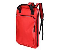 Eminchu Drum Stick Bag Thickened Cotton Multi-Function Storage for Musicians Red Oxford Cloth 1 X Bag