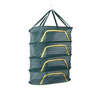 Eminchu Drying Rack with Efficient Space Utilization U Shaped Zipper for Plants, Dark Green Foldable Fine Mesh Plant Drying Rack Net for, Seeds for Indoor and Outdoor Use