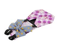 Eminchu Duck Diapers Cute Rabbit Pattern Leakproof for Chickens Geese Easy to Wear 1 Unit (Purple)