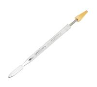 Eminchu Edge Dye Pen for Leather Craft, Durable Dual Purpose Tool for Edge Finishing & Printing, Stainless Steel Material, 1 Piece (Golden Head 202)