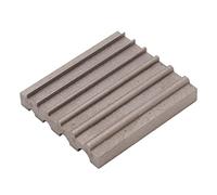 Eminchu Edge Skiving Grinding Tool, Durable Steel Edge Sharpener for Leathercraft Projects, 6mm Wide Shovel, Compact Design (Grey Round Slot)