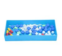 Eminchu Educational Double DNA Model Teaching Aid for Biology Class, Vibrant PVC Set with 10 Base Pairs, Perfect for Students (#1)