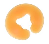 Eminchu Ergonomic Soft Massage Face Relax Pillow for Comfortable Beauty Spa, Cool Feeling Silicone, Skin Color U Shape, for Desk or Bedroom Cushion