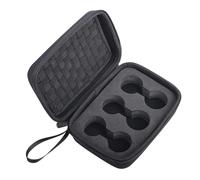 Eminchu EVA Hard Cover Golf Accessories Organizer Portable Golf Ball Holder for Outdoor Activities (Black)