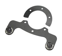 Eminchu External Horn Button Kits Carbon Fiber 6 Bolts for Steering Wheel Modification, Universal Fit for Racing, Durable and Sporty Design (Green)