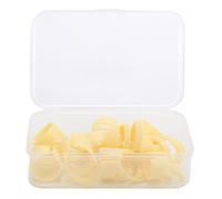 Eminchu Finger Pick Guitar Fingertip Protectors 12Pcs Highly Durable ABS Multi-Finger Picks for Stringed Instruments Beginners (12L)