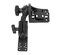 Eminchu Fish Finder Mount, Aluminum Alloy Universal Adjustment Bracket with Shock Absorption Anti Shake Multi Joint for Ocean Boat Fishing