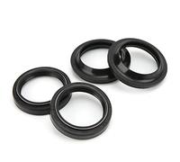 Eminchu Front Fork Oil Dust Seal Kit 41x53x8/10.5mm Durable Replacement for Motorcycles Prevents Oil Leakage and Dust - 4pcs Set