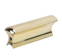 Eminchu Guitar Slide Bar Stick Picks Stainless Steel Set for Beginners, Warm Glossy Sound with Enhanced Vibrato and Clarity, 1 Slide Bar Stick and 4 Picks (Gold)