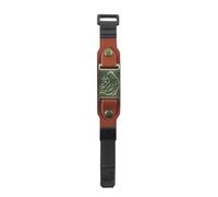 Eminchu Guitar String Mute Strap, PU Leather Bass Dampener, Anti Howling Noise Reduction Strap with Metal Rings, Ideal for 6/7 String Electric/Acoustic/Classical Guitar & 4/5/6 Bass (#)