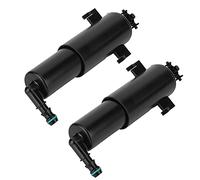 Eminchu Headlight Washer Nozzle Jet Sprayer Set for 2006-2011 Fit for BMW 3 Series E90 E91 E92 E93, 2pcs High Durability Black Replacement, Easy Installation