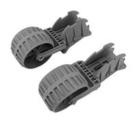Eminchu Heavy Duty Nylon Dinghy Wheels Inflatable Boat Launching Wheel 2 Pack, with Locking Device Flip Up Towing Kit for Small Kayak Raft Aluminum Jon Boats