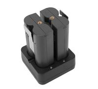 Eminchu High Capacity 6500mAh Replacement Battery Charger Set for Ring Camera - Dual Battery Charger Dock for Ring Doorbell 1 2 3 4, 3 Plus - Easy-to-Use USB Charging Station