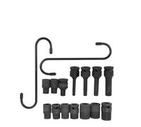 Eminchu Impact Brake Caliper Socket Set 14PCS for German Cars Brake Caliper Removal Tool Kit with Multiple Sizes M14 M18 Pent Hex 7 10 Tooth