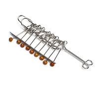 Eminchu Intellectual Unlocking Toy, Durable Brain Teaser Puzzle Game for Adults and Kids, Stainless Steel & Wood, 22cm