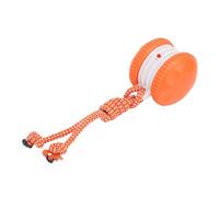 Eminchu Interactive Dog Toy Orange Chew Proof Electric Ball for Active Play with Dogs - 2 Speed Modes Silicone Design
