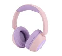 Eminchu Kids Headphones, Wireless Headset with Volume Limit 85dB, 25H Playtime and LED Lights, Foldable Comfortable Design, Ideal for Children Teens Travel (Pink)