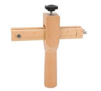 Eminchu Leather Belt Cutter Adjustable Tool for Crafting with 5 Blades Suitable for DIY Leather Works Made of Beech Wood