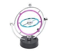 Eminchu Magnetic Perpetual Motion Ornament, Electric Magnetic Rotating Perpetual Motion Model, Desk Sculpture Toy with Balance Balls Design, Ideal for Science Physics Gadget Office