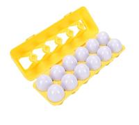 Eminchu Matching Eggs Colorful Shape Matching Eggs Toy for Interactive Learning Toddler Development 12 Pcs
