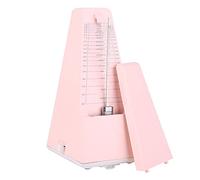 Eminchu Metronome Mechanical Metal Accurate Rhythm Tool for Violin Guitar Piano Beginners Black (Roseate)