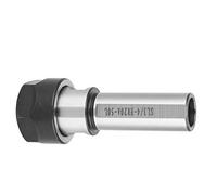 Eminchu Milling Spacer Sleeve/Shaft Extender C3/4 ER20A-50L for Deep Hole Machining, 1-13mm Clamping Range, Made of Manganese Steel, for Workshop Engineers