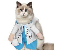 Eminchu Mini Cat Clothes Doctor Costume Funny Pet Outfit for Cats, White Cloth Soft Durable 1 Pack (4)