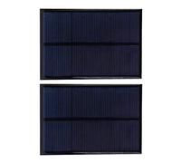 Eminchu Mini Solar Panel, 5V 500mA Polysilicon Portable Solar Module with High Conversion Efficiency, for Lawn Lights Landscape Lights Phone Chargers Projects