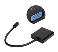 Eminchu Mini to VGA Adapter Compact Portable Converter Cable for ThinkPad Black ABS Durable Material