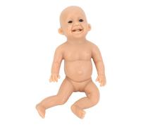 Eminchu Miniature Silicone Baby Doll, Soft Poseable Lifelike Doll, 6 Inch Small Baby with Newborn Design, Ideal for Kids Children Toddlers, 15cm (Girl)