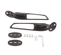 Eminchu Motorcycle Wing Rearview Mirror Adjustable High-Strength Durable Side Mirrors for 250 300 H2 H4 2pcs