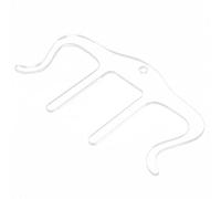 Eminchu Music Book Clip Stand for Sheet Music Holders Elegant Design Transparent Plastic 1 Unit for Pianists (Transparent M-shaped spectrum clamp)