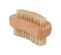 Eminchu Nail Brush Double Sided Wooden Exfoliating Scrub Brush for Fingernails and Toenails Men Women Beech Material