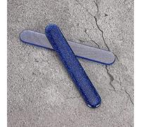 Eminchu Nano Glass Nail File Set 2pcs Professional Manicure Tool Durable Smooth Polishing Files for Women and Children Blue 8.9cm (Blue)