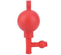 Eminchu Natural Rubber Quantitative Ear Syringe Bulb with 3-Way Suction for Industrial and Agricultural Research Laboratories, 2 Pcs Red Ear Washing Suction Bulb