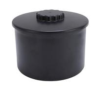 Eminchu Neck Strips Dispenser, Plastic Barber Neck Paper Holder, Disposable Scarf Paper Container, Ideal for Hair Salon, Black Durable & Sanitary