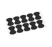 Eminchu Non Slip Silicone Guitar Pick Stickers with Adhesive for Musicians 1 Pack Durable and Easy to Use Accessories (Black)