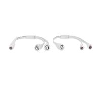 Eminchu Outdoor Lights Y Connector Splitter, 2Pcs Y Splitter for Permanent Outdoor Lights, IP68 Silicone Gaskets Device with Secure Connection, Ideal for H705A H705B H705C