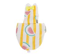 Eminchu Pet Bird Diapers Washable Reusable Cotton Flight Suit Diapers for Parakeets Cockatiels Macaws 1 Pack (M Watermelon)