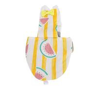 Eminchu Pet Bird Diapers Washable Reusable Cotton Flight Suit Diapers for Parakeets Cockatiels Macaws 1 Pack (S Watermelon)
