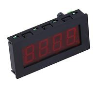Eminchu PLC Display LED Meter, 4-Digit Communication for MODBUS-RTU, Durable ABS, Setable Brightness and Baud Rate, Suitable for Industrial Applications
