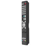 Eminchu RC-1228 Remote Control Replacement for LCD TV, Durable ABS Material, Sl esign, Perfect for Various Brands, Black, 1 Count