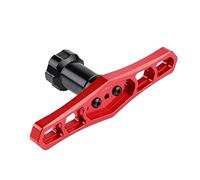 Eminchu RC Car 17mm Wheel Nut Sleeve Wrench Precision Machined Tool, Smooth Surface for Comfortable Grip, Lightweight and Convenient, Metal, Red + Black, 9.5 * 4.2cm, RC Hobbyists