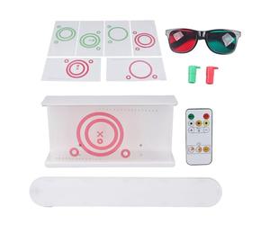 Eminchu Red Green Stereo Test Chart LED Training for Low Vision Patients ABS Material