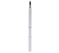 Eminchu Retractable Lip Makeup Brush for Smooth Application, Portable and Lightweight Lipstick Applicator Tool, Perfect for Makeup Lovers, Aluminum Tube, 1 Unit (Silver)