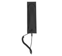 Eminchu Retro Phone Handset, Type C Wired Plug in Handset, Cell Phone Receiver with Microphone & Speaker, Ideal for Video Conferences & Calls, Anti Slip Base, One Key Answer Hang Up (Black)