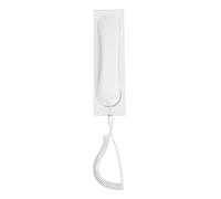 Eminchu Retro Phone Handset, Type C Wired Plug in Handset, Cell Phone Receiver with Microphone & Speaker, Ideal for Video Conferences & Calls, Anti Slip Base, One Key Answer Hang Up (White)