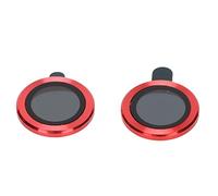 Eminchu Scratch Proof Camera Lens Protector for 13 13 Mini, Full Coverage Tempered Glass, Damage Prevention, 2 Pack (Red)